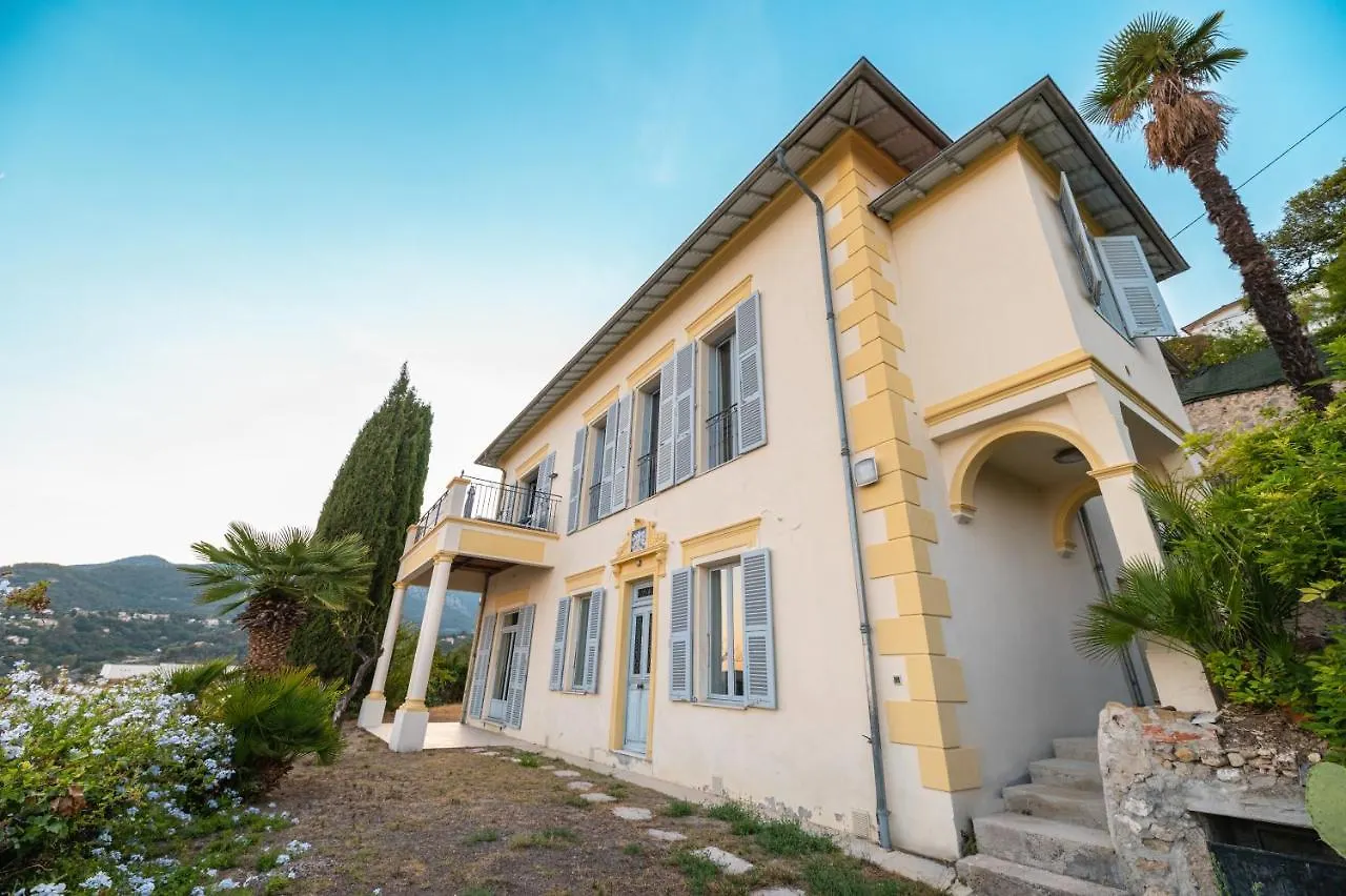Villa Bethanie, Villa D'Epoque Sur Les Collines, Vue Imprenable Sur Menton Et La Mer